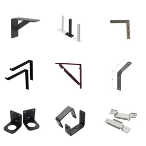 OEM Stainless Steel Brackets with Precision Bending Process Zinc Plated Adjustable Hardware