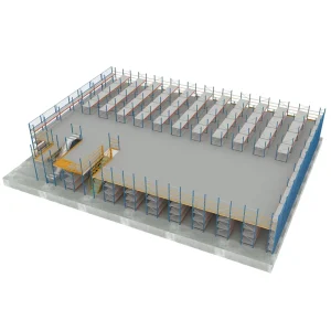 OEM Steel Multi Level Corrosion Protected Powder Coated Storage 2 Layers Warehouse Structural Racking Mezzanine Floor Systems