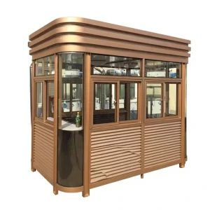 OEM Steel Structure Mobile Sentry Room Security Booth Box Guard Shack for Carport Use