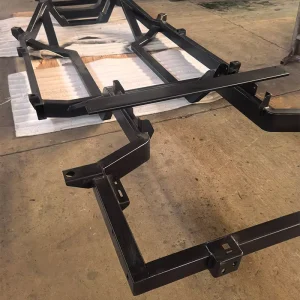 OEM Structural Sheet Metal Parts Laser Cutting Bending Welding Assembly Bracket Frame Carbon Steel Galvanized Manufacturer