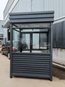 Outdoor Aluminum Sentry Box Guard House Cabin European Style Customizable Container Security Booth