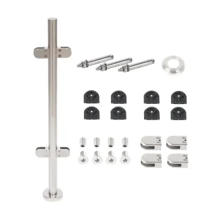 Outdoor Balcony Glass Balustrade Railing Handrail Fittings