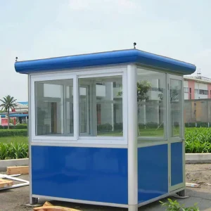 Outdoor Box Prefabricated Kiosk Cabin Guard Booth Security Booth Sales Booth