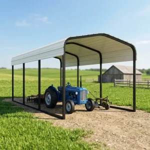 Outdoor Bulk Order Car Parking Shelters Canopy Kits Steel Garage Factory Metal Building Solutions Galvanized Carports