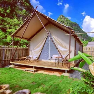 Outdoor Camping Cotton Polyester Fabric Canopy Portable Rain-proof Thickened Inflatable Paint Cabin Car Paint Tent