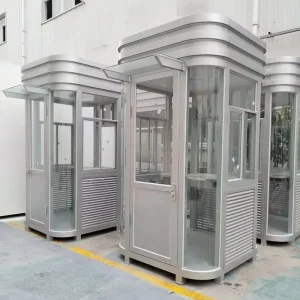 Outdoor Community Mobile Duty Room Pre build Security Booth Property Security Guard Duty Toll Booth