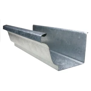 Outdoor House Rain Gutter Metal Roof Rain Gutter Galvanized Steel K Style Gutters