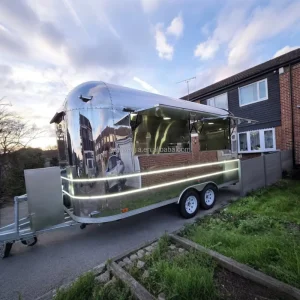 Outdoor Mobile Bar, Hot Dog, Dessert, Coffee, Ice Cream, Dirty Soda Cart, Mobile Kitchen, Fast Food Crepe Trailer