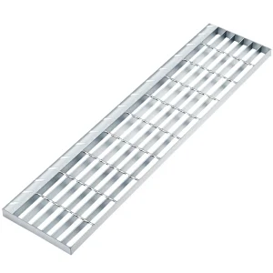 Outdoor Non Slip Industrial Steel Ladder Tread Grating Hot-dip Galvanized Steel Staircase Steps