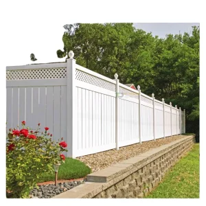 Outdoor Plastic PVC Privacy Fence Cover Privacy Screen Vinyl Fence