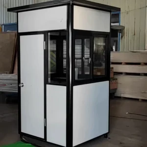 Outdoor Portable Prefabricated Toll Booth Metal Shack Security Booth Sentry Box Guard Booth