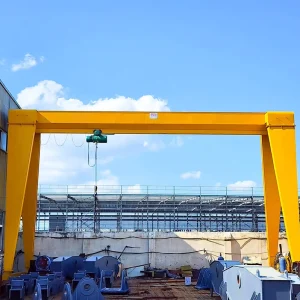 Outdoor Rail Single Girder Gantry Crane 5 Ton 10 Ton for Material Lifting