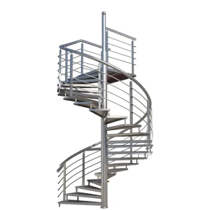 Outdoor Rotating Spiral Ladder Customized High-end Fire Escape Thickened Model WT-34XZ