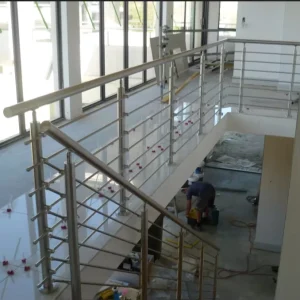 Outdoor Stainless Steel Rod Balustrade Metal Railing System