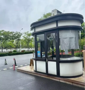 Outdoor Steel Kiosk Movable Finished Product Community Guard Room Gate Duty Room Security Room Prefab Guard House