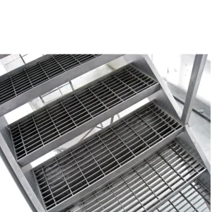 Outdoor Steel Stair Tread Stairs Outside Fixed Fire Escape Ladder