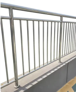 Outdoor stainless steel railings suitable for school decks rust-proof corrosion-resistant sturdy and easy to install