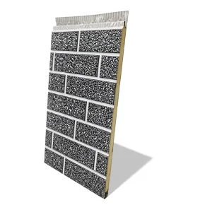 PIR Insulated Metal Aluminum Modern Exterior Wall Prefab House Villa Fire Resistant Water Resistant Eco-Friendly Decorative Wall