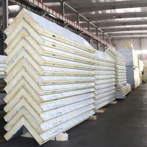 PIR PU Foam Panels For Cold Room Construction Insulated Sandwich Panels For Cold Storage Roof Wall Construction