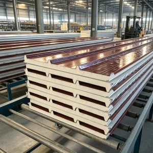 PIR Wall Sandwich Panel High Performance Thermal Insulation for Energy Efficient Industrial Commercial Building Construction
