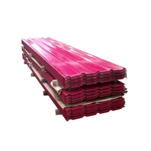 PPGI Coated Roofing Metal Tile Panel Material Color Coated Zinc Corrugated Prepainted Galvanized Steel Roofing Sheets