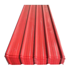 PPGI Color Coated Galvanized Corrugated Roofing Steel Sheets Zinc Coating 30 275GSM Long Span Corrugated Metal Roofing Panel