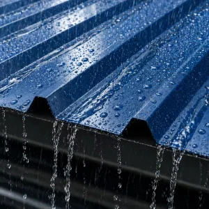 PPGI Corrugated Steel Roofing Sheet 0.4mm 0.5mm Color Coated Galvanized Metal Roof Panel for Building Construction