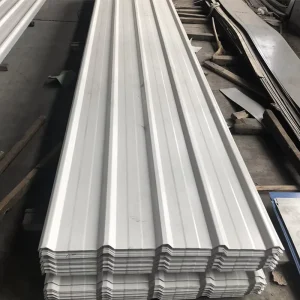 PPGI Galvanized Steel Roofing Sheet Color Coated Corrugated Metal Panel Anti Corrosion Zinc Iron Plate