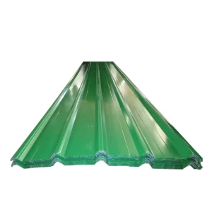PPGI Metal Sheet Corrugated Zinc Roofing Sheet Green Color Coated Galvanized Roofing Plate Red