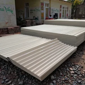 PPGI Wave Galvanized Zinc Color Corrugated Roofing Sheet Panels for House Construction