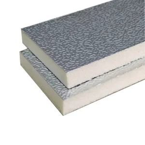 PU Foam Duct Panel Pre insulated AC Ductwork HVAC System Polyurethane Insulation Sandwich Panels 2cm PID Ducts Board