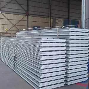 PU Foam Sandwich Panel Polyurethane Core Steel Sheet Panel for Prefabricated Warehouse Buildings