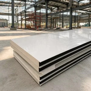 PU PIR Insulated Metal Sandwich Wall Panel for Warehouse Workshop Factory Cold Storage