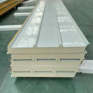 PU PIR Roof Sandwich Panels And Insulated Roofing Panels Designed For Workshop Construction And Metal Buildings