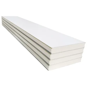 PU Polyurethane Insulated Roof and Wall White Metal Steel Sandwich Panel