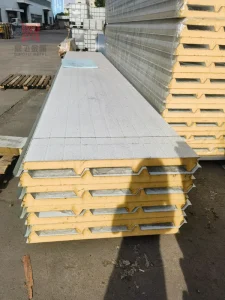 PU Polyurethane Insulated Sandwich Panel High Density Roof Panel for Cold Storage Warehouse Clean Room Wall