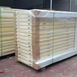 PU Sandwich Panel 100mm Thermal Insulation for Cold Room Warehouse