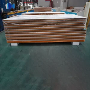 PU Sandwich Panel Steel Panel with 75mm Insulated Construction Panel for Warehouse Workshop Large Industrial Building