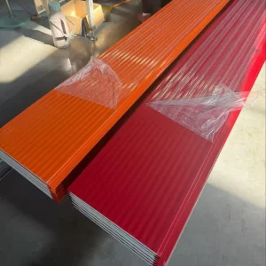 PU Sandwich Panels Galvanized Steel Surface Insulated Fire Resistant Water Resistant Wood Color Customized Wall Construction