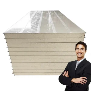 PU Sandwich Wall Panels Thermal Insulation for EPS Exterior Wall Insulation System Color Steel PIR Cold Storage Panels