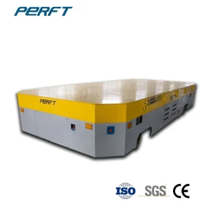 PU Wheel Trackless Battery Transfer Cart Hydraulic Lift Omnidirectional Steerable Platform Truck Wireless Remote for Workshop