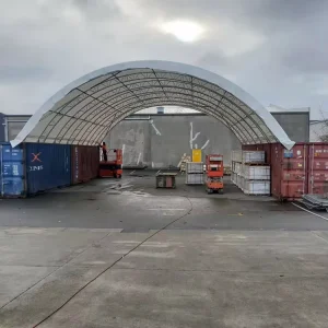 PVC Fabric Dome Industrial Shipping Container Shelter Storage Canopy Tent