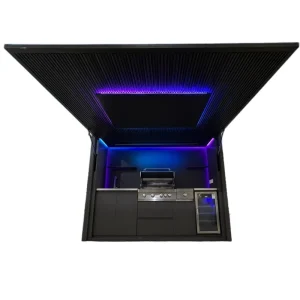 PVC Outdoor Kitchen Cabinets Granite Outdoor Refrigerator Cabinet Kitchen Modular Outdoor Kitchen Cabinet All Stainless