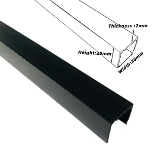 PVC U groove Lightning Sampling Extrusion Shaped Material Eco friendly Durable Custom Molded Eaves Drainage U grooves Cutting