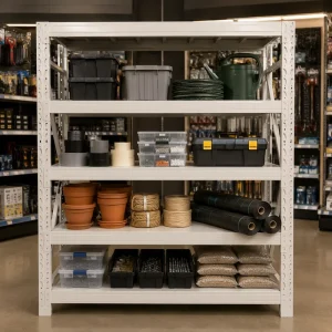 Pallet Racking System Electrostatic Powder Coated Anti Corrosion Custom Boltless Warehouse Garage Storage Steel Rack