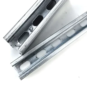 Perforated Galvanised C Channel Roof Truss Carbon Custom Metal Steel Surface
