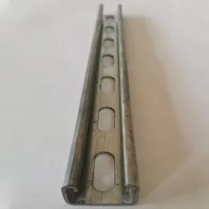 Perforated Shaped Steel Material Seismic Stabilizer Bracket Galvanized Slotted Strut C Channel