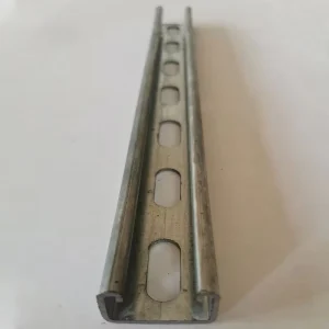 Perforated Shaped Steel Material Seismic Stabilizer Bracket Galvanized Slotted Strut C Channel