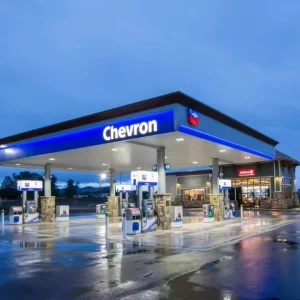 Petrol Station Roofing Cover Space Frame Full Set Fuel Gas Station Canopy Roof Steel Structure
