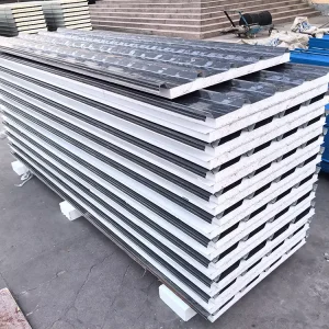 Philippines Standard Fireproof EPS Core Sandwich Panels for Roofing & Exterior Walls Cold Rooms with Rock Wool Options